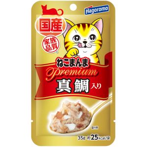 はごろもフーズ Hagoromo はごろもフーズ Premiumねこまんまパウチ 真鯛入り 35g Hagoromo