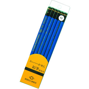 墨運堂 墨運堂 スーパーかせん 建築用鉛筆 H 6本入