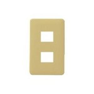 パナソニック Panasonic パナソニック WN8002Y フルカラー モダン大型プレ-ト 2コ用