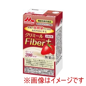 森永乳業クリニコ 森永乳業クリニコ 474388 0656271 エンジョイクリミール Fiber+ ファイバープラス いちご味 125mL