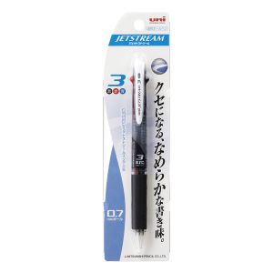 三菱鉛筆 uni 三菱鉛筆 SXE3-400-071P.2 油性ボールペン ジェットストリーム 極細 0.7mm 黒