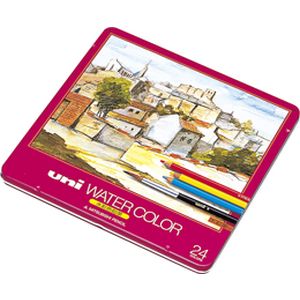 三菱鉛筆 uni 三菱鉛筆 ユニ ウォーターカラー 24色 37520124