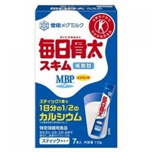 雪印ビーンスターク 雪印ビーンスターク 毎日骨太 MBPスキム スティック 16g X 7