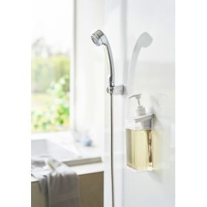 山崎実業 山崎実業 ミスト たっぷり洗剤が出るマグネットディスペンサーシャンプー ホワイト 1544