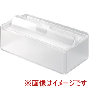 山崎実業 Yamazaki 山崎実業 スマート トレー 蓋付き ペーパータオルケース クリア 3126