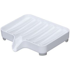 山崎実業 Yamazaki 山崎実業 ミスト水が流れるソープトレー ホワイト