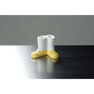 アネスティ アネスティ 珪藻土 Karari ハブラシスタンド 2本用 イエロー HO-1872