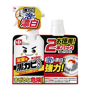 レック LEC レック 激落ちくん 黒カビくんカビとり泡スプレー 本体詰替えセット お掃除 スプレー C00169