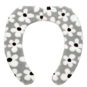 レック LEC レック 吸着 べんざシート ぴたQ  デイジー グレー  BB-497 便座シート