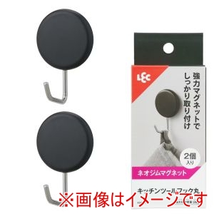 レック LEC レック キッチンツール フック 丸 強力マグネット K00597