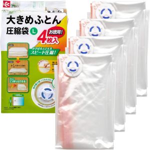 レック LEC レック Baふとん圧縮袋 L 4枚入り O-917