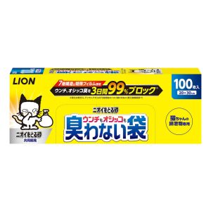 ライオン商事 LION PET ライオン ウンチもオシッコも臭わない袋 100枚入 136490