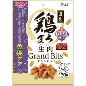 ペティオ Petio ペティオ 鶏まろ 無添加 生肉グランビッツ おいもミックス 120g Petio