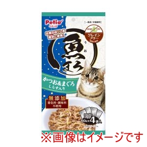 ペティオ Petio ペティオ 魚まろ かつお まぐろ しらす入り 60g×4袋入