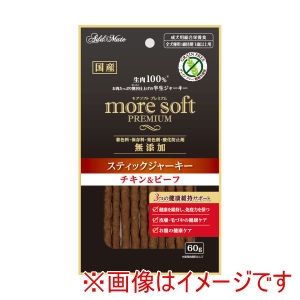 ペティオ Petio ペティオ moresoft プレミアム スティックジャーキー チキン ビーフ 60g