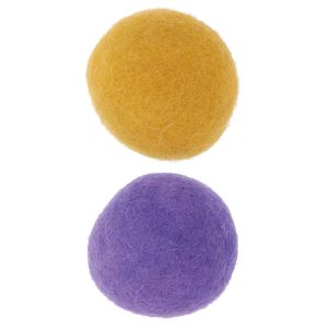 ペティオ Petio ペティオ ウールボール イエロー/パープル