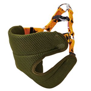 ペティオ Petio ペティオ メリカジ スターベストハーネス M オレンジ 胴輪 中型犬 胴回り～70cm