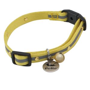 ペティオ Petio ペティオ キャットカラー ラインカラー イエロー 猫 首輪
