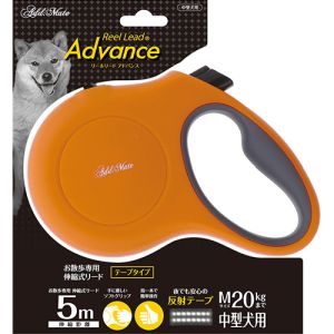 ペティオ Petio ペティオ リールリードアドバンス M オレンジ ReelLeadAdvance リード 犬 散歩 お出かけ