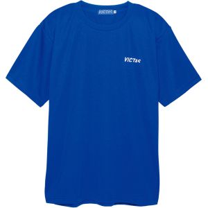 ヴィクタス VICTAS ヴィクタス V-TS063 プラクティスTシャツ ブルー Sサイズ 33455 VICTAS