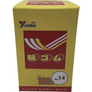 ユタカメイク Yutaka ユタカメイク TTB-1410 輪ゴム箱入り 14 100g