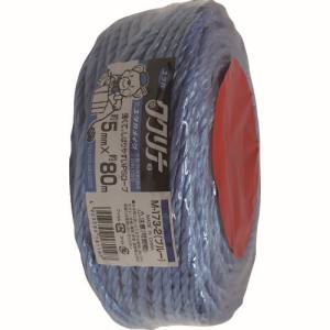 ユタカメイク Yutaka ユタカメイク M-173-2 荷造り紐 PSロープ 5mm×80m ブルー