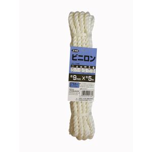 ユタカメイク Yutaka ユタカメイク 750905 ビニロントラックロープ 裸 9MMX5M