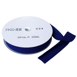 渡辺布帛工業 アサヒ アサヒ バイアステープ テトロンワイドバイアス 両折 巾18mm巾×20m巻 ハナコン Col.524  FTB18-524-20