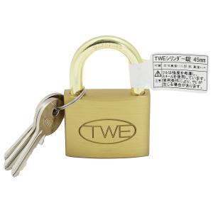 和気産業 和気産業 TWE シリンダー錠 45mm