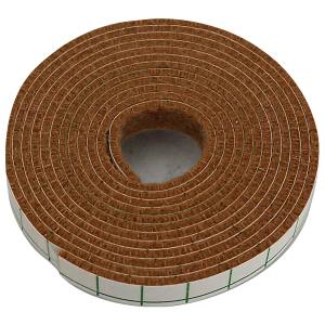 和気産業 和気産業 フェルトテープ ソフトタイプ 茶 2×10×1800mm FU-362