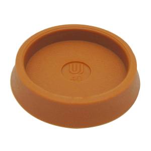 和気産業 和気産業 イスゴム 平置 丸型 薄茶 40mm GK-264