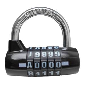 和気産業 和気産業 ワイド番号錠 5段 ブラック IB-111