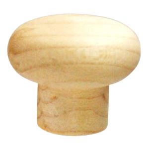 和気産業 和気産業 木製つまみ 木地 25mm VG-213