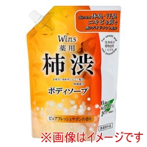 日本合成洗剤 日本合成 ウインズ 薬用 柿渋 ボディソープ 大容量 詰替 700g