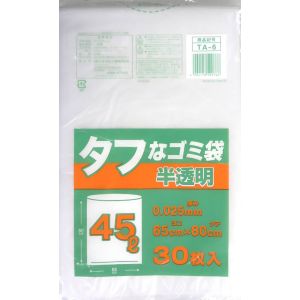 日本技研工業 日本技研工業 TA6 タフなゴミ袋 45L 30枚