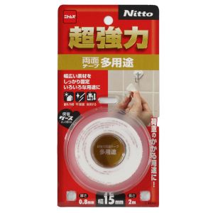 ニトムズ Nitto ニトムズ T4540 超強力両面テープ 多用途 15mm×2m