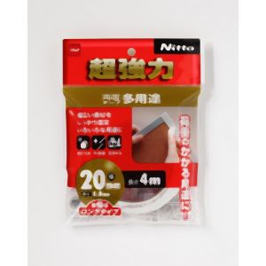 ニトムズ Nitto ニトムズ T4543 超強力両面テープ 多用途 20mm×4m