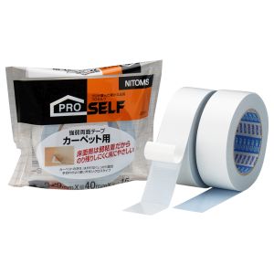 ニトムズ Nitto ニトムズ J0300 カーペット用強弱両面テープ 40ミリx15M 0.29ミリ厚