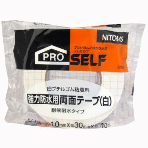 ニトムズ Nitto ニトムズ J2060 KZ-11 防水用強力両面テープ 白 30mm×10M