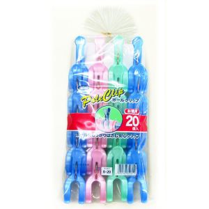 ニッコー NIKKO ニッコー ハミング ポールクリップ 20個入 竿ピンチ