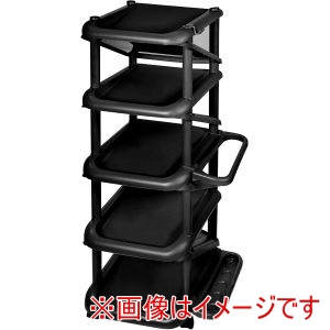 吉川国工業所 吉川国工業所 シューズラック エタージ 9段 ブラック 158105