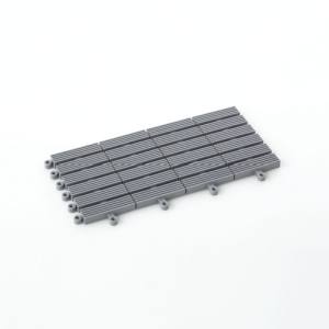 テラモト テラモト MR-080-072-5 フリーラインマット 灰 150×300mm