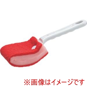 テラモト テラモト CE-488-000-2 BMトイレブラシ 赤 研磨剤なし 