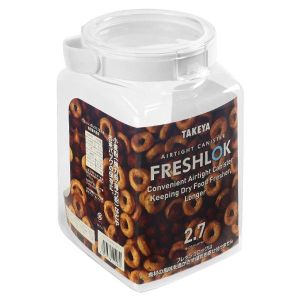 タケヤ化学工業 TAKEYA タケヤ フレッシュロック 角型 2.7L ホワイト