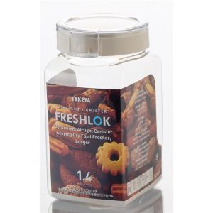 タケヤ化学工業 TAKEYA タケヤ フレッシュロック 角型 1.4L ホワイト