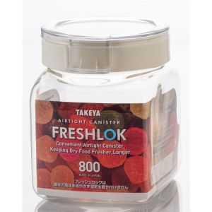 タケヤ化学工業 TAKEYA タケヤ フレッシュロック 角型 800ml ホワイト