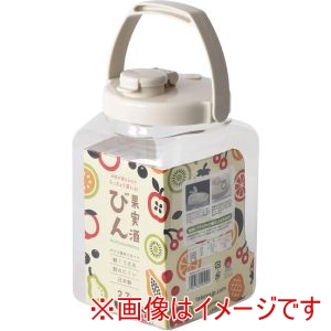 タケヤ化学工業 TAKEYA タケヤ化学工業 果実酒びん S型 グレージュ 2.7L