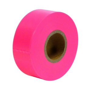WIZA WIZA サインテープ 目印用 30幅×50m ピンク