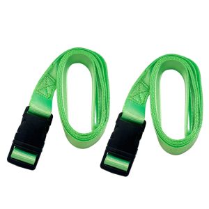 アークランズ アークランズ WZ-ND20G WIZA ワンタッチ荷締ベルト 25mm×2m 2個入り グリーン 