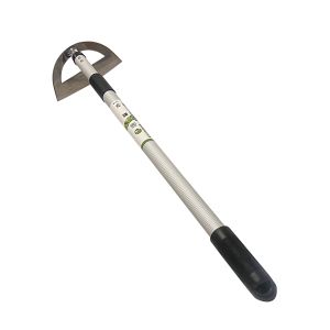 アークランズ アークランズ 707765 WIZA 伸縮式アルミ柄立鎌 ステンレス製 180mm 